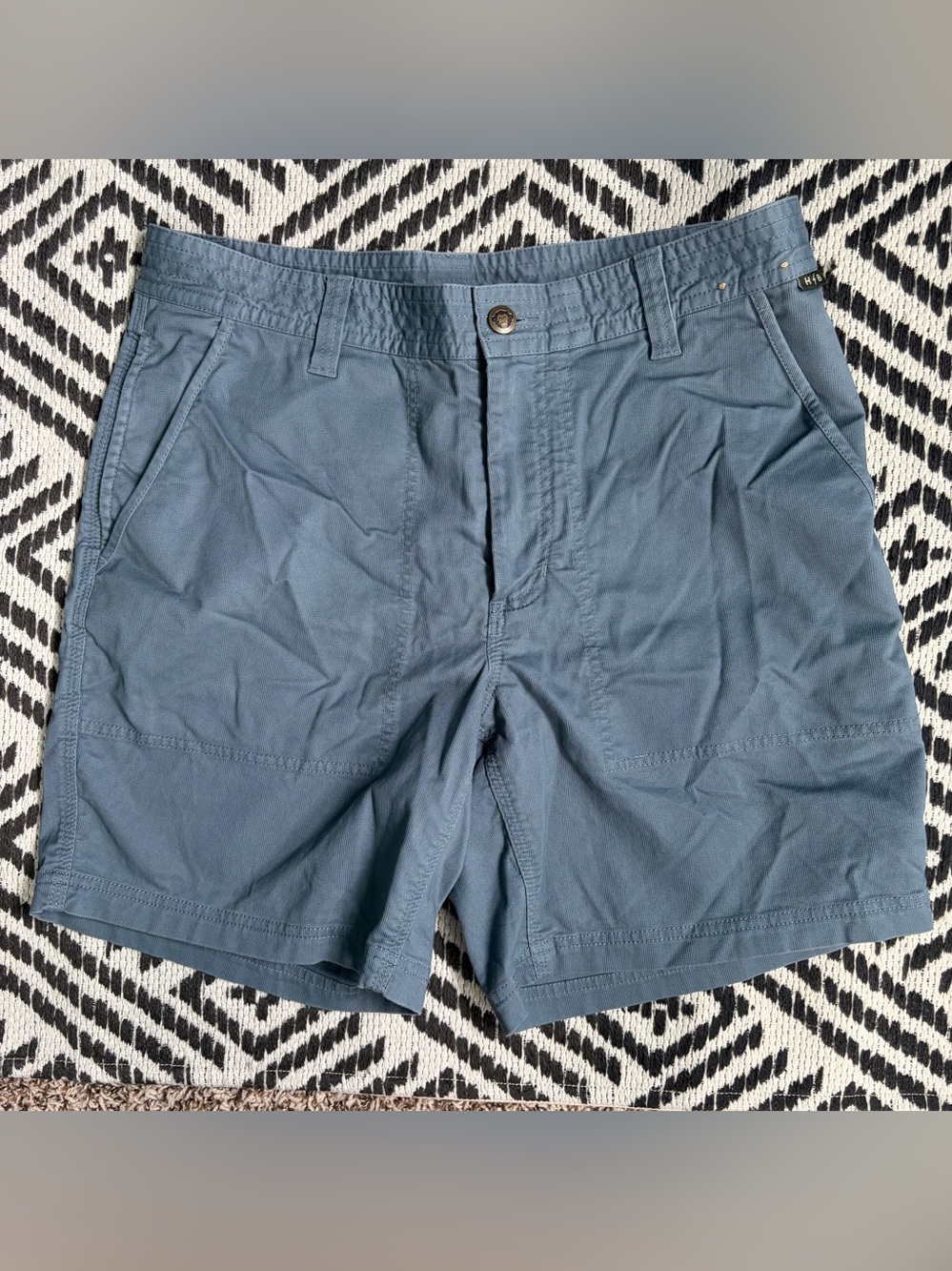 Howler Bros Shorts Men 32 Clarksville Walk Stretch Cotton Twill Hiking EUC